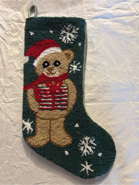 Other - Christmas Bear Stocking Decoration Festive Holiday Traditions